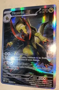 Haxorus Pokemon TCG 147/086 Sv: Black Bolt Holo Illustration Rare 170 HP - Image 4