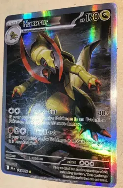 Haxorus Pokemon TCG 147/086 Sv: Black Bolt Holo Illustration Rare 170 HP - Image 5