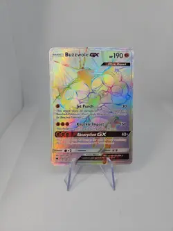Buzzwole GX (Secret) 115/111 SM Crimson Invasion Holo Pokemon TCG - Image 1