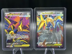 Pokemon Mega Skarmory EX 106/088 & 055/088 POR Holo Card Lot (2) - Image 1