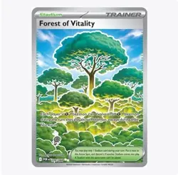 Pokemon TCG Perfect Order Forest of Vitality 109/088 Stadium Holofoil NM Card - Image 1
