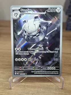 Pokemon TCG Card Steelix 150/132 Mega Evolution Illustration Rare - NM - Image 5