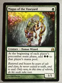 MTG / Magus of the Vineyard / CMD / #166 / Regular / Rare / NM - Image 1
