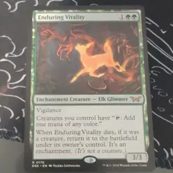 Enduring Vitality Foil Rare Enchantment Creature Elk #0176 ENG - Image 1