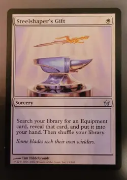 Steelshaper's Gift MTG LP Light Play Fifth Dawn Magic the Gathering - Image 1