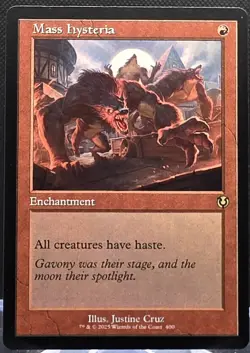 Mass Hysteria #400 Innistrad Remastered Retro Frame Regular Rare - Image 1