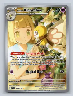 Lillie's Ribombee 164/159 Illustration Rare Journey Together Pokemon NM - Image 1