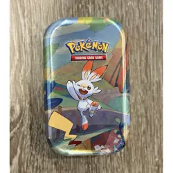 Pokemon Mini Tin Scorbunny & Pikachu 2020 Trading Card Game Collectible - Image 1