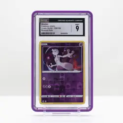 Pokemon Mewtwo Reverse Holo #059/159 Crown Zenith 2023 - CGC 9 Mint - Image 1