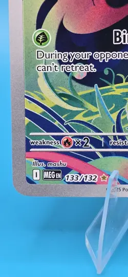 2025 Pokemon Mega Evolutions 133/132 BULBASAUR Stamped Promo NM+/B3 - Image 5