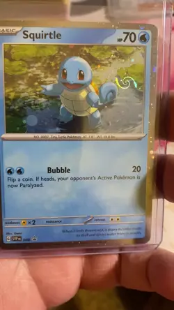 Squirtle 048 Full HD Swirl! 🌀 Pokemon 151 Black Star Promo NM - Image 2