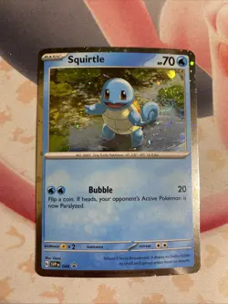 Squirtle 048 Full HD Swirl! 🌀 Pokemon 151 Black Star Promo NM - Image 3