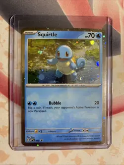 Squirtle 048 Full HD Swirl! 🌀 Pokemon 151 Black Star Promo NM - Image 5