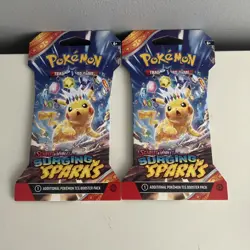 Pokemon-Paldea Evolved 3 Pack, Surging Spark, Galar Pals Sobble Mini Tin Bundle - Image 3