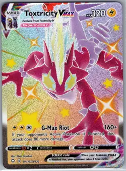 Toxtricity VMAX SV113/SV122 Shining Fates: Shiny Vault - Pokemon Card - NM - Image 1