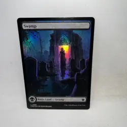Swamp (0286) 286 Land Foundations Magic: The Gathering Foil Lightly Played - Image 1