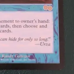 Wizards of the Coast Attunement MTG Urza's Saga Blue Enchantment Rare 1998 - Image 5