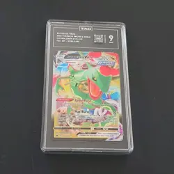 Pokemon TCG Rayquaza VMAX 101/159 Crown Zenith UR Full Art Holo Eng TAG 9 - Image 1