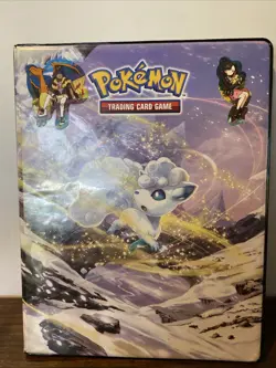 Pokemon folder and 130 assorted cards approximately. - Image 1