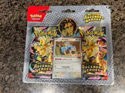 Pokemon TCG Mega Evolution Ascended Heroes Larry’s Komala 2 Pack Blister - Image 1