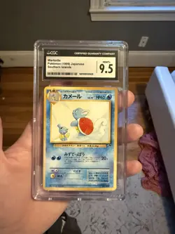 Pokemon 1999 Southern Island Wartortle 008 CGC 9.5 Japanese - Image 1