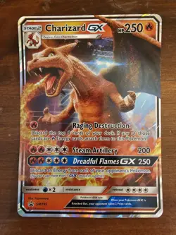 Charizard GX SM195 Jumbo - Sun & Moon Black Star Promo Pokemon TCG - Image 1