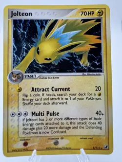 Pokemon Jolteon Unseen Forces 8/115 Holo Rare Holo CLEAN NM - Image 1