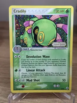 Cradily EX Legend Maker 3/92 Reverse Holo Stamped Rare Pokemon TCG - Image 5
