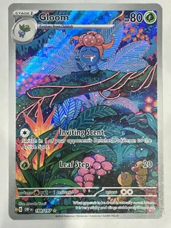 Pokemon TCG Gloom IR 198/197 Obsidian Flames Full Art Illustration Rare NM - Image 1