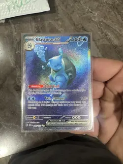 Pokemon TCG Blastoise EX Sir 200/165 Scarlet & Violet 151 - Image 1