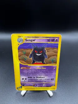 💜[HP]☹Gengar Expedition Base Set 048/165 e-Reader Rare English 2002 - Image 1