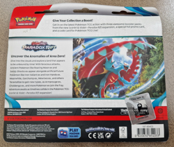 Pokemon TCG: Paradox Rift 3 Pack Blister - Cetitan - Brand New & Sealed - UK - Image 2