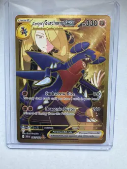 Cynthia’s Garchomp EX 241/182 Full Art Holo Pokemon NM Fresh Pull - Image 3