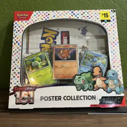 Pokemon TCG Scarlet and Violet 151 Poster Collection Box Sealed - Image 1