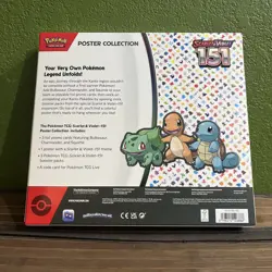 Pokemon TCG Scarlet and Violet 151 Poster Collection Box Sealed - Image 2
