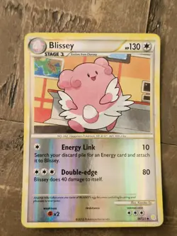 Blissey 36/123 Reverse Holo Pokemon — HeartGold & SoulSilver 2010 — Near Mint - Image 1