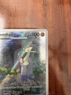 Pokemon Mienshao 200/182 Paradox Rift Illustration Art Rare NM/M - Image 4