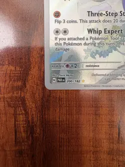 Pokemon Mienshao 200/182 Paradox Rift Illustration Art Rare NM/M - Image 5