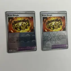 2x Pokemon TCG Holo Brave Bangle 080/086 Sv: White Flare NM - Image 1
