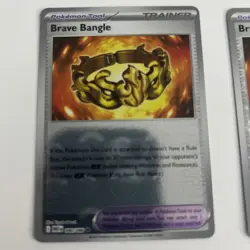 2x Pokemon TCG Holo Brave Bangle 080/086 Sv: White Flare NM - Image 2