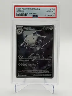 2025 Pokemon Mega Evolution Steelix #150/132 PSA 10 GEM MT - Image 1