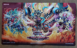 Yugioh Fire Kings Structure Deck RUBBER Playmat - New - Official - Image 1