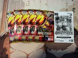 One Piece TCG PRB-02 The Best Vol. 2 5x Packs English Sealed + 1 Tournament Pack - Image 1