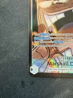 Marshall.D.Teach (081) (Parallel) OP09-081 Emperors in the New World Foil - Image 2