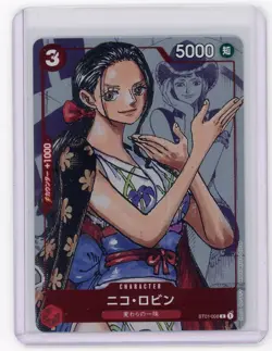 One Piece Japanese - Nico Robin (Parallel) ST01-008 - 25th Edition - Image 1