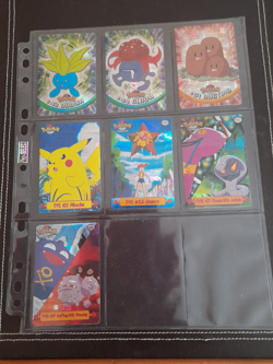 10 Pokemon TV Animation Series 1 Cards from Topps 1999 with rounded corners. - Image 3