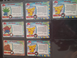 10 Pokemon TV Animation Series 1 Cards from Topps 1999 with rounded corners. - Image 4