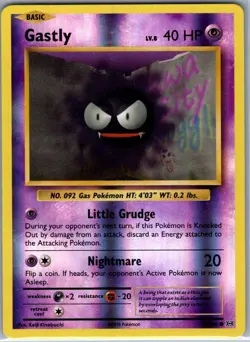 Gastly 47/108 Reverse Holo XY - Evolutions - Pokemon Card - NM - Image 1