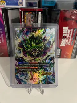 Broly BR FS10-14 Dragon Ball Super Fusion Card Game Arternate Art Foil SR NM - Image 1