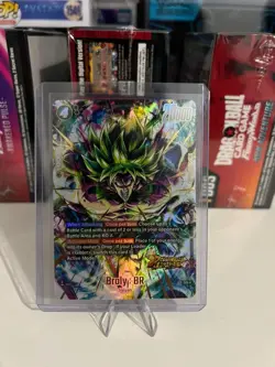 Broly BR FS10-14 Dragon Ball Super Fusion Card Game Arternate Art Foil SR NM - Image 2